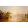 Image 1 : A private collector JASPER FRANCIS CROPSEY (1823-1900) Hazy Afternoon, Autumn, 1873 signed ...