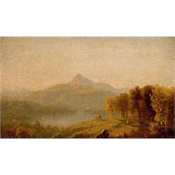 Property from a Midwestern collector SANFORD ROBINSON GIFFORD (1823-1880) A Sketch of Mount C...