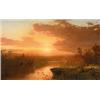 Image 1 : A New York collection JOHN FREDERICK KENSETT (1816-1872) Sunset over Lake George, 1867 signe...
