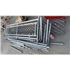 Image 1 : CHAINLINK DOG KENNEL / RUN - 6' x 8' x 6'high
