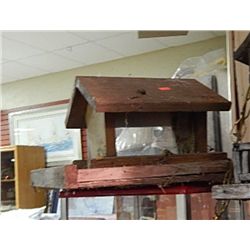 BIRD FEEDER - WOOD - as-is - weathered