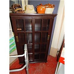 NEW OLD COUNTRY STYLE CHINA CABINET - needs glass
