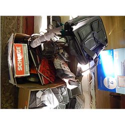 BOX - PUMP, DOOR KNOBS, FLASHLITE & MORE