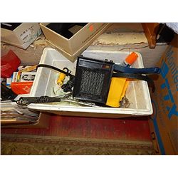 STYRO COLLER WITH - CERAMIC HEATER, FLASHLITES FISH NET & MORE