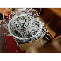 LARGE BOX OF ETHERNET CABLES