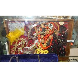 TRAY OF ASSORTED JEWELERY - TRAY NOT INCLUDED