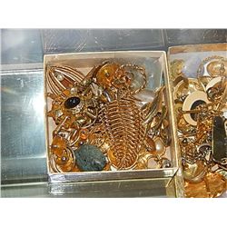 BOXES OF ASSORTED JEWELERY - 3 TOTAL