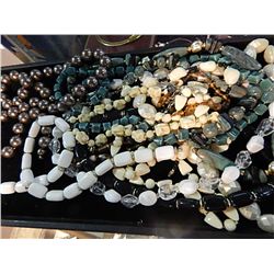 TRAY OF ASSORTED NECKLACES - TRAY NOT INCLUDED