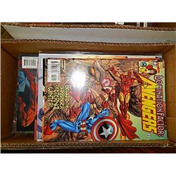 BOX OF ASSORTED COLLECTABLE AND OTHER COMIC BOOKS
