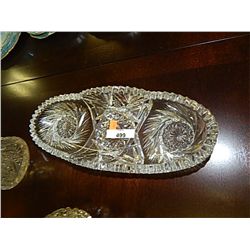 PIN WHEEL CRYSTAL DISH