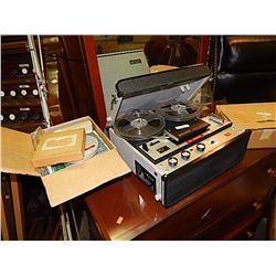 RETRO REEL TO REEL PLAYER - WORKING & TAPES