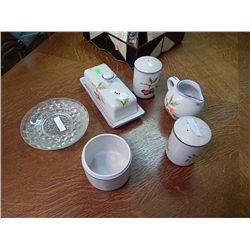 DISHES - R & B BERNARDA  - 8 PC TOTAL