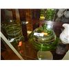 Image 1 : GREEN DISHES - DEPRESSION GLASS - 2