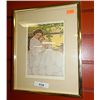 Image 1 : FRAMED PICTURE - LADY AND BABY
