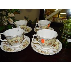 ROYAL ALBERT CUP AND SAUCERS - 4 - SUMMER SONG