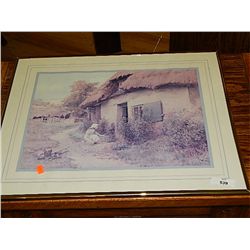 FRAMED PICTURE- HOUSE