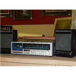 RETRO RECORD PLAYER WITH SPEAKERS - 3PC