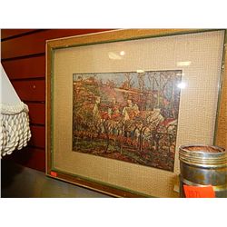 VINTAGE PICTURE  - HOUSE IN TREES