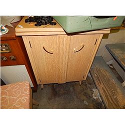 RETRO SEWING CABIEN & STOOL