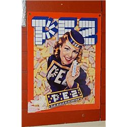 NOSTALGIC  METAL SIGN - PEZ
