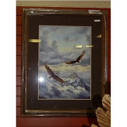 FRAMED PRINT "SPIRIT OF THE WIND - R REICHARDT