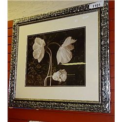 FRAMED PRINT "WHITE FLOWERS