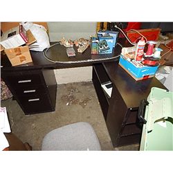 CORNER DESK - CAPPACHINO HOLLOW-CORE LEFT OR RIGHT FACING - NEW FROM BOX - WE BUILT HERE