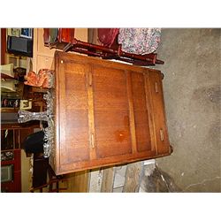 VINTAGE HIDE-A-WAY COT IN WOOD CABINET - VERY UNIQUE PIECE IN GREAT CONDITION