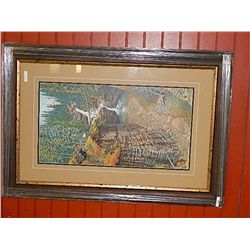 FRAMED LIMITED EDITION PRINT "UP A CREEK - SCOTT KENNEDY