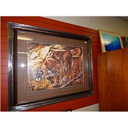 FRAMED LIMITED EDITION PRINT "RUNNING ON EMPTY - VIVI K CRANDALL