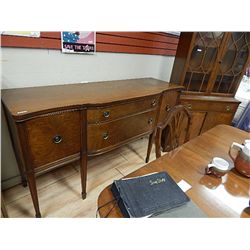 VINTAGE BURL WALNUT HUTCH - HUNTLEY FURNITURE