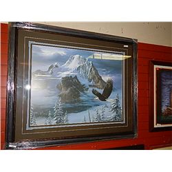 FRAMED LIMITED EDITION PRINT "SILENT WINGS - FRED BUCKWITZ - GALLERY PRICE ~$1000