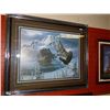 Image 1 : FRAMED LIMITED EDITION PRINT "SILENT WINGS - FRED BUCKWITZ - GALLERY PRICE ~$1000
