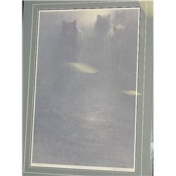 FRAMED LIMITED EDITION PRINT "FROZEN MOON LIGHT - JOHN SEERY LESTER