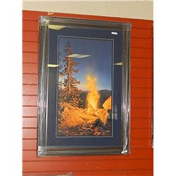 FRAMED LIMITED EDITION PRINT "SUNSET FIRE - STPHEN LYMAN