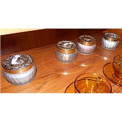 VANITY SET CONTAINERS - 4 TOTAL