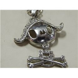 CHAIN NECKLACE - PIRATE AND BONES
