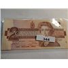 Image 1 : BANK NOTE - CANADIAN $2 BILL - SHIPPING IN CANADA ONLY