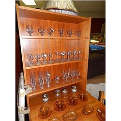 SHELVES  OF  WINE GLASSES