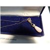 Image 1 : NECKLACE - 10K GOLD WITH MOTHER OF PEARL & AMYTHYST  - CERFICATE VALUE $700