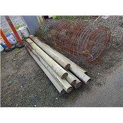 FENCE POSTS - 9 TOTAL