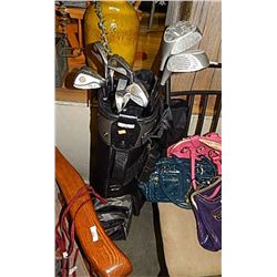 GOLF BAG AND CLUBS