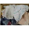 Image 1 : BOX OF TOWELS ETC
