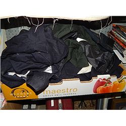 LOT OF ASSORTED CLOTHING - NEW AND OTHER - SOILED