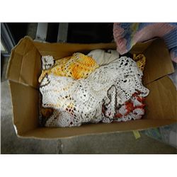 BOX LACE DOILIES ETC