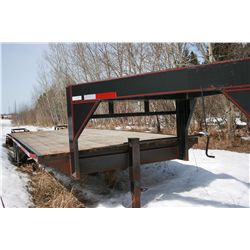 1987 Duncan 20ft. Flatdeck trailer