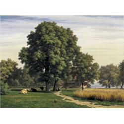 ROBERT ZÜND (1827-1909) M SCHELLENMATT Öl auf Leinwand Unten links signiert 61 x 81,5 cm Schätzun...