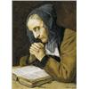Image 1 : ALBERT ANKER (1831-1910) M ALTE BÄUERIN MIT BRILLE, DIE BIBEL LESEND Aquarell auf Papier Unten re...