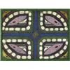 Image 1 : ADOLF WÖLFLI (1864-1930) M ALLMACHT, =RIESEN=STADT, CARTAGEENA Bleistift und Farbstift auf Papier...