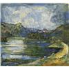 Image 1 : EDGAR VITAL (1883-1970) M SILSERSEE Öl auf Pavatex Unten rechts signiert und datiert 1951; rückse...